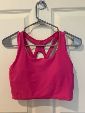 lululemon athletica Hot Pink Racerback Sports Bra